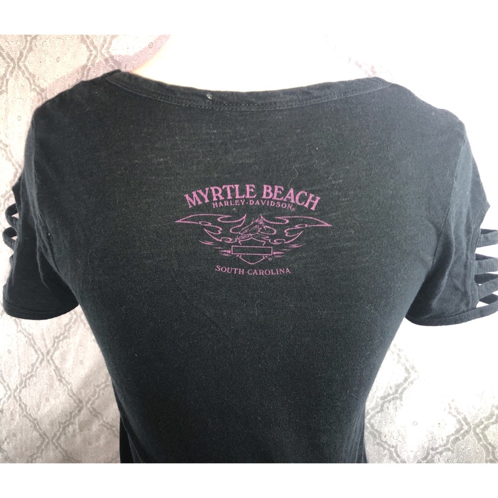 Vintage Harley Davidson Bad Girls T - Picture 6 of 6